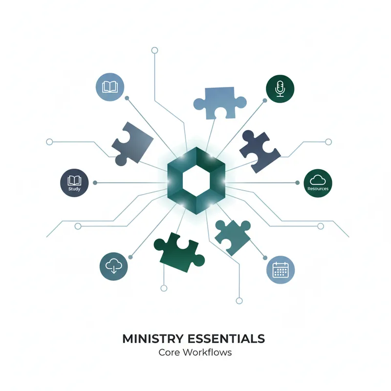 Ministry essentials illustration